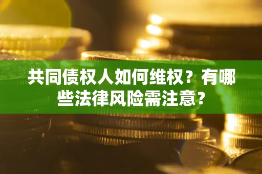 北京共同债权人如何维权？有哪些法律风险需注意？