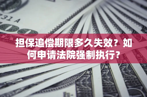 北京担保追偿期限多久失效？如何申请法院强制执行？