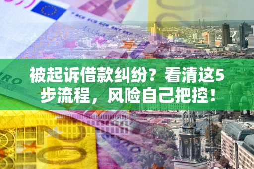 北京被起诉借款纠纷？看清这5步流程，风险自己把控！