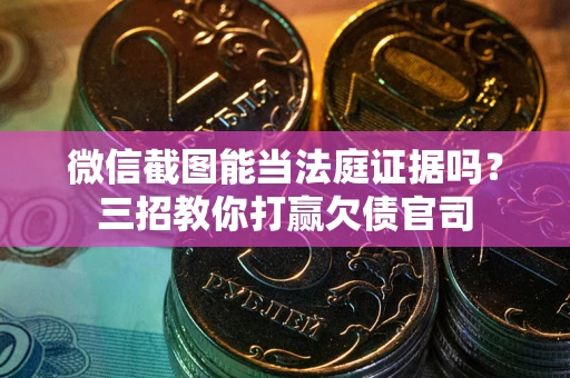 北京微信截图能当法庭证据吗？三招教你打赢欠债官司