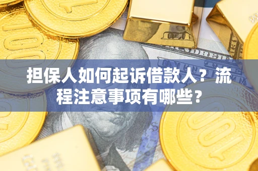 北京担保人如何起诉借款人？流程注意事项有哪些？